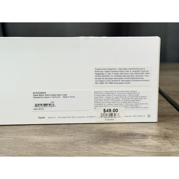 Original Sport Band for Apple Watch 44mm Abyss Navy Blue MJG23AM/A - Picture 6 of 6